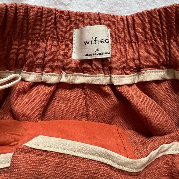 Aritzia Wilfred Fable 3” Linen Shorts - Moroccan Spice - Picture 5 of 5